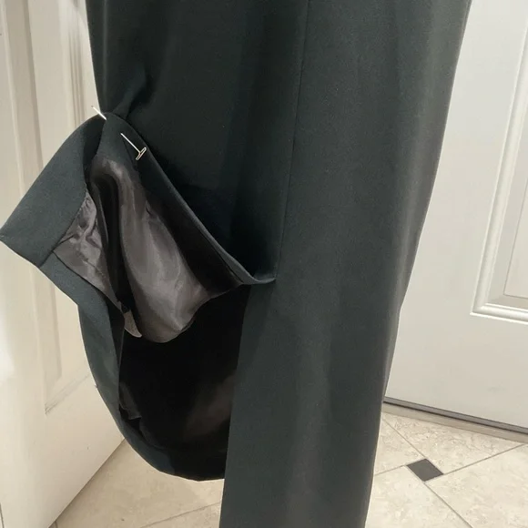 🌱NWT Talbots Women’s Maxi Black/White Shoulders Bows Details, Size 6 - Picture 8 of 13